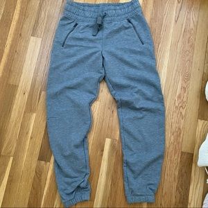 Athleta Zip Pocket Gray Joggers TALL